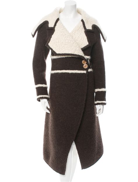 christian dior shearling coat|Christian Dior trench coat women's.